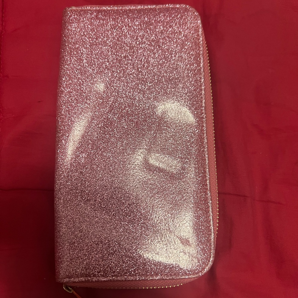 Forever 21 Pink Glitter Wallet